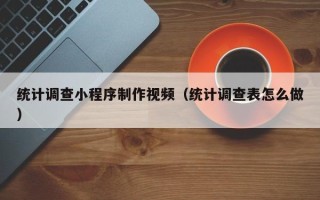 无锡统计调查小程序制作视频（统计调查表怎么做）